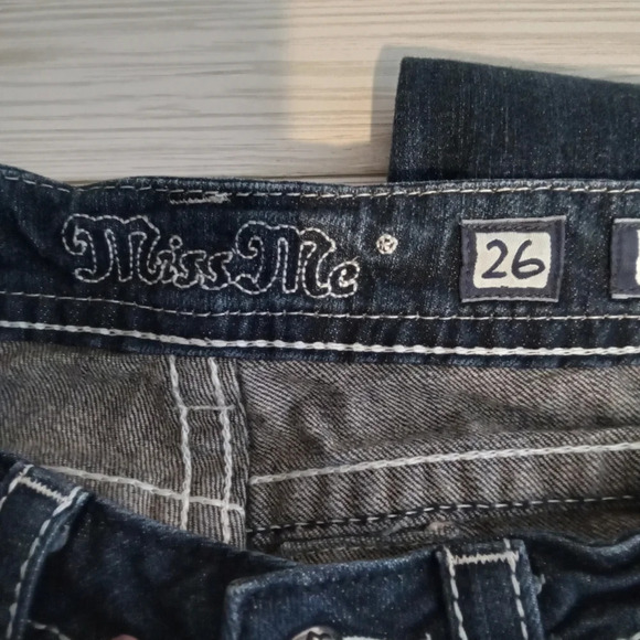 Miss Me Y2K Boot style rodeo cowgirl women's jeans sz 26 - Picture 5 of 9